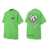 Ch hip-hop t shirts zhengpu version ch short-sleeved sanskrit patch embroidery cross football casualeasiest for matchstylishtrendy