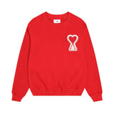 Amiaheoinelove chapter towel embroidered macaron color looselong sleevescouplesweatshirt round neckfall and winter
