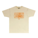 Gallery Dept T Shirt Retro Printed Loose Short-Sleeved Shirt