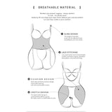 Shapewear bodysuit Butt-enhancing lace bodysuit