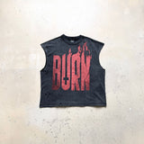 saint m t shirts s.m letter print limited edition pullover casual tank top