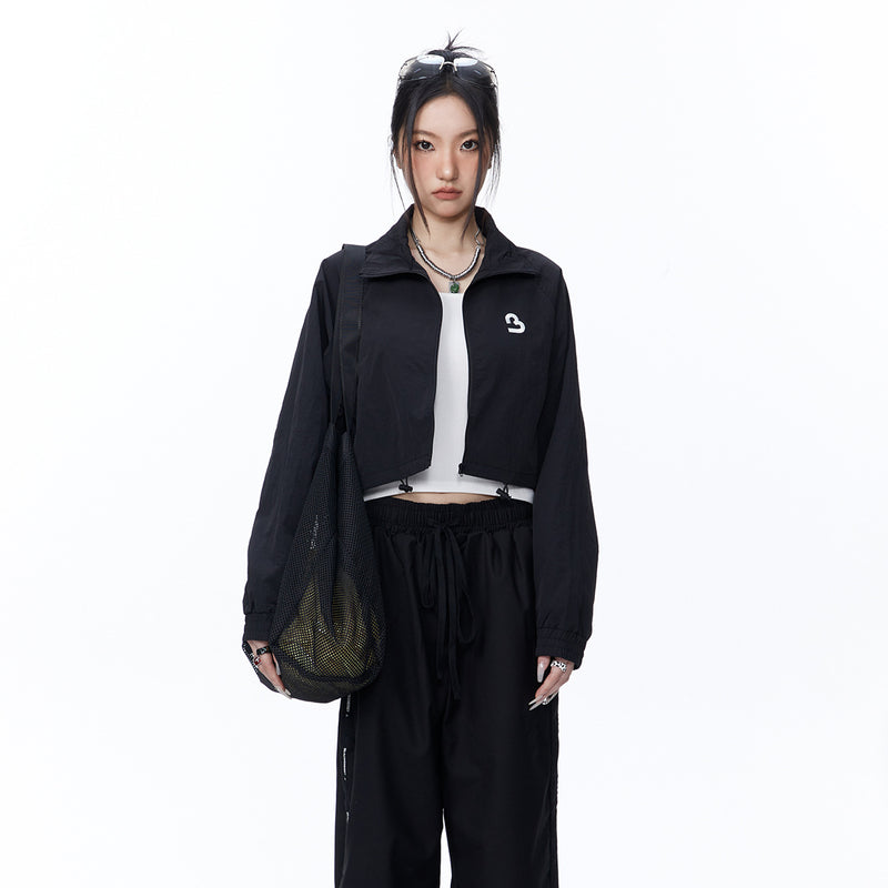 Unisex Jacket Autumn Drawstring Cardigan