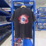 saint m t shirts s.m instant elimination pattern crew neck pullover short sleeve one-piece