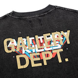 Gallery Dept T Shitrs Summer Distressed Large Size Short Sleeve Men