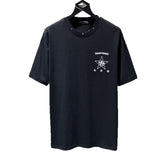 Ch hip-hop t shirts high streetch horse hoof sanskrit scroll rivets five-pointed star short-sleeved american trendyeasiest for matchcouple