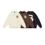 Unisex Hoodie Autumn Foaming Patchwork Sweater