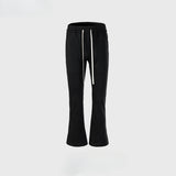 MIJKO Men's Vintage Pants MIJKO Microhorn Wide Feet Slim-fit Men's and Women's Long Casual Pants
