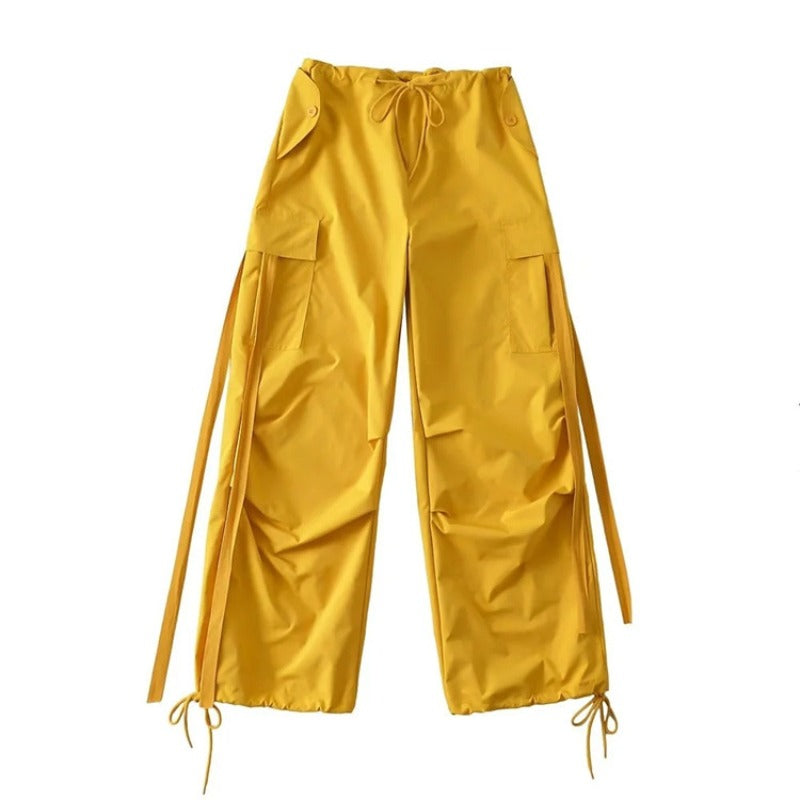 Women Sweatpants Casual Trousers Autumn Ankle-Tied Overalls