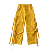 Women Sweatpants Casual Trousers Autumn Ankle-Tied Overalls