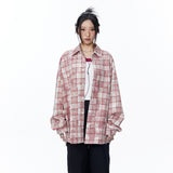 Unisex Jacket Autumn Design Plaid Shirt
