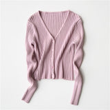 Women Cardigan Sweater Knitted Cardigan Autumn Top 8t712