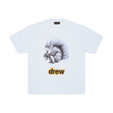 Drew house tshirt r d@ew cartoon squirrel graphic crew neck pullover short sleeve wholesale