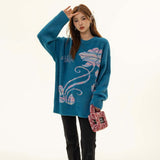 Unisex Sweater Fall Brocade Sweater