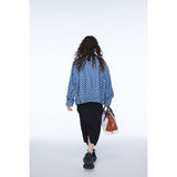 Unisex Jacket Retro Houndstooth Jacket Baggy Coat