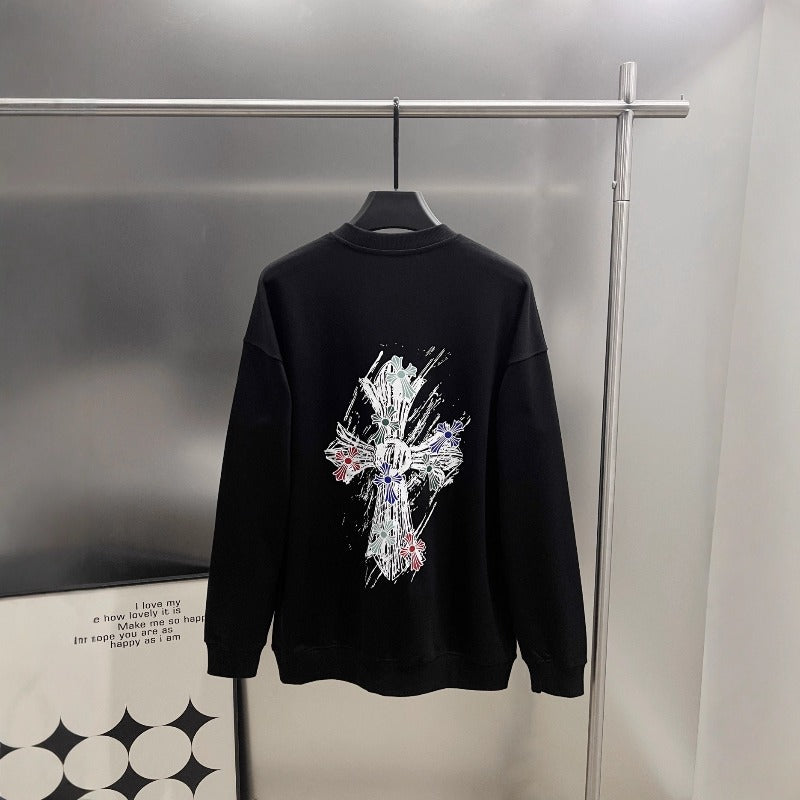 Chrome Hearts Sweatshirt Autumn/Winter Crew Neck Sweater