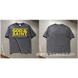 saint m t shirts s.m cartoon series graphic crewneck pullover short sleeve t-shirt