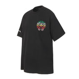 Ch hip-hop t shirts new ch short-sleeved gradient horseshoe hot diamond printing loosecasualpure cotton american heavy weight short-sleeved