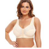 Full figure bra wireless lace lightly lined