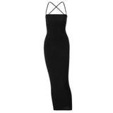 Women Dresses Summer Sexy Dress (Bla0420)