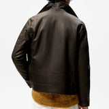 Men Motorcycle Jacket Vintage Distressed Faux Leather Motorcycle Jacket Leather Coat 8281405