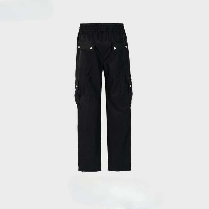 MIJKO Men's Vintage Pants MIJKO Men's Women's Functional Trousers Zipper Pants Casual Sweatpants