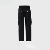 MIJKO Men's Vintage Pants MIJKO Men's Women's Functional Trousers Zipper Pants Casual Sweatpants