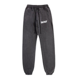 Saint m t pants s.m vintage overlapping letter casual trousers