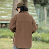 Unisex Shirts Autumn Leisure Style Plaid Shirt