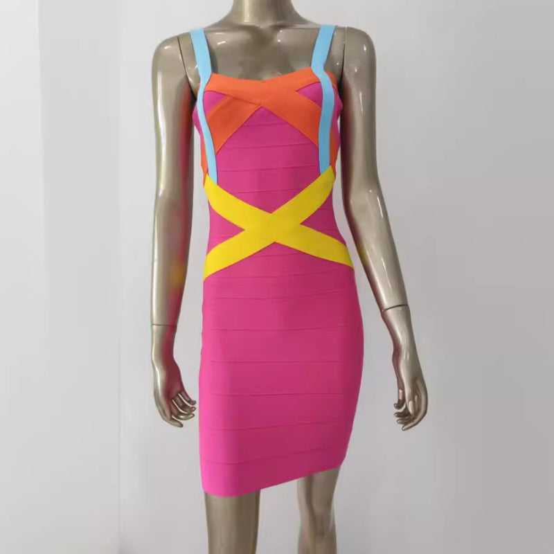 Women Dresses Bandage Dress Slim Fit Sheath Dress Party Dress (Ont0408)