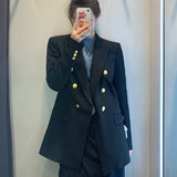 Women Suits Jacket Autumn and Winter Suit Short Double Breasted Suit