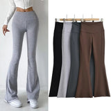 Women Sweatpants Sheath Bell-Bottom Pants Casual Trousers