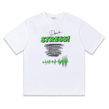 Vetements T Shirts VTM Color Stress Slogan Loose Short Sleeve T-shirt