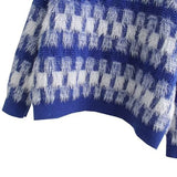 Women Sweater Knitwear Autumn Classic Style Feather Tassel Knitwear round Neck Loose Pullover Sweater