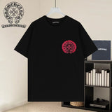 Ch hip-hop t shirts ssch horseshoe cross embroiderlogocasualeasiest for matchloose short sleeves