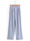 Women Sweatpants Casual Wide Leg Pants Suit Pants Baggy Straight Trousers