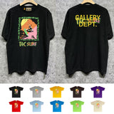 Gallery Dept T Shirt Retro Printed Loose Short-Sleeved Shirt