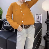 Women Knitted Cardigan Autumn and Winter Knitting Cardigan Sweater Coat Top