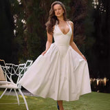 Party Dresses Summer Sexy Neck Slim Back Dress