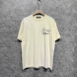 Amiri t shirts letter padded printing short sleeves