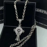 Chrome Hearts Necklace Men's and Women's Vintage Cross Letter Necklace