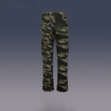 MIJKO Men Vintage Pants MIJKO Tooling Multi-Pocket Trousers Micro-pull Pants Foot Casual Pants