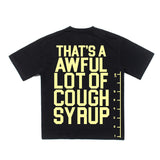 Hip-hop t-shirts: american high street style, short sleeve, letter print, loose fit, hip-hop tee