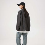 Unisex Jacket Fall Retro Workwear Washed Jacket