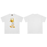 Drew house t shirt d@ew cartoon character printing round neck short sleeves