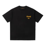 Drew house tshirt r d@ew letter & smiley face graphic crew neck pullover short sleeve wholesale