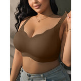 Full figure bra seamless push-up to prevent sagging