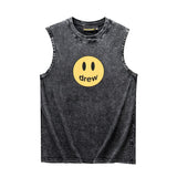 Drew house tshirt r d@ew classic letter heavyweight washed tank top