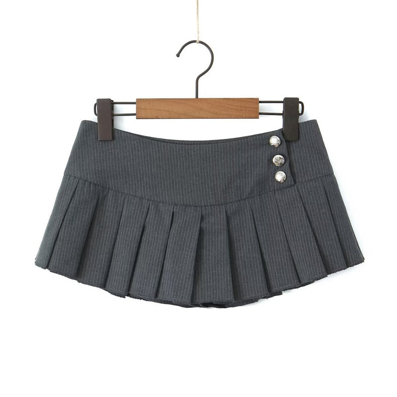 Women Skirt Summer Mini Pleated Skirt