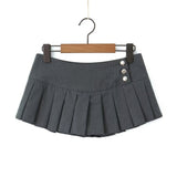Women Skirt Summer Mini Pleated Skirt