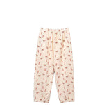 Ashley williams all-over deer print set - elastic waist retro casual sweatpants and hoodie - women's autumn/winter